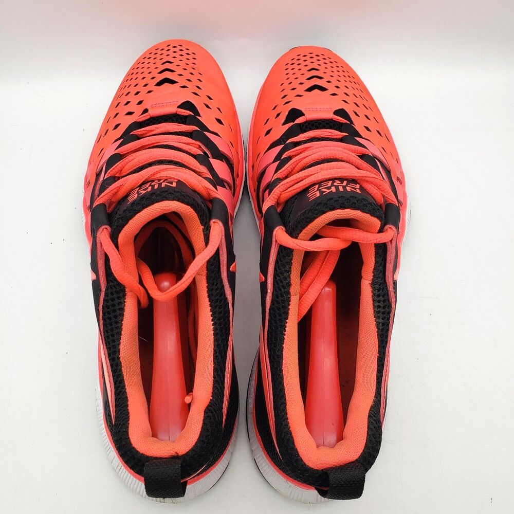 Nike Free Trainer 5.0 Black/Atomic Red training Shoes 579809 006 Mens Sz 10 - Picture 6 of 8
